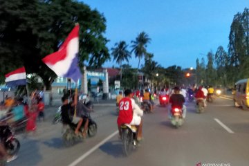 Penggemar Piala Eropa di Papua Barat konvoi abaikan protokol kesehatan