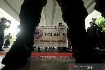 Aktivis tuntut  izin tambang emas di Pulau Sangihe dicabut