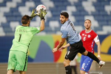 Laga Uruguay vs Chile berakhir imbang 1-1