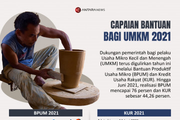 Capaian bantuan bagi UMKM 2021