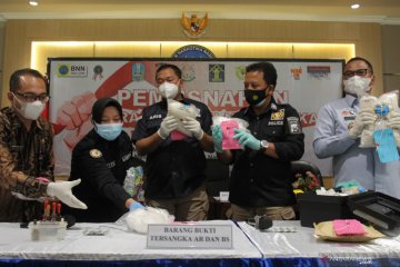 Pemusnahan Barang Bukti Narkotika BNNP Jatim