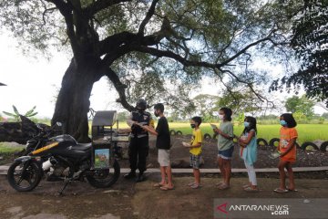 Perpustakaan keliling Bhabinkamtibmas Polres Klaten