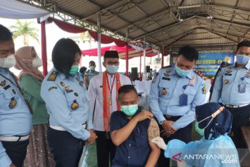 846 penghuni lapas dan rutan di DKI jalani vaksinasi