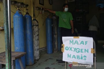 Kelangkaan oksigen isi ulang di Yogyakarta