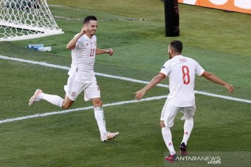 Spanyol cukur Slovakia 5-0 menuju babak 16 besar