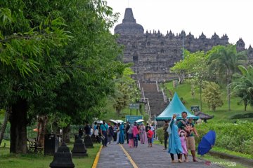 Penutupan zona 1 Candi Borobudur