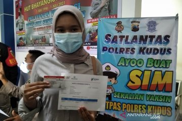 Peminat SIM di Kudus masih tinggi meskipun masa pandemi