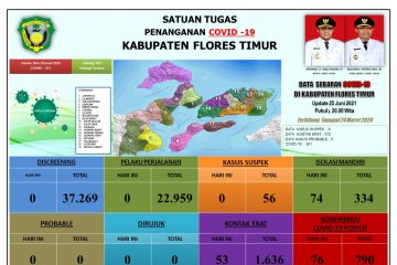 Bertambah 76 orang, positif COVID-19 di Flores Timur capai 790 kasus