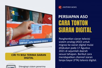 Cara tonton siaran digital