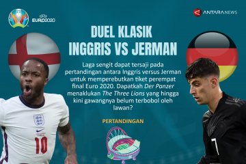 Euro 2020: Duel klasik Inggris vs Jerman