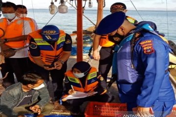 Polres Kotabaru menemukan nelayan gunakan alat tangkap pukat mini