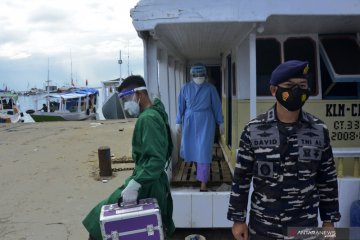 TNI AL gelar Serbuan Vaksinasi COVID-19 bagi masyarakat pesisir dan kepulauan