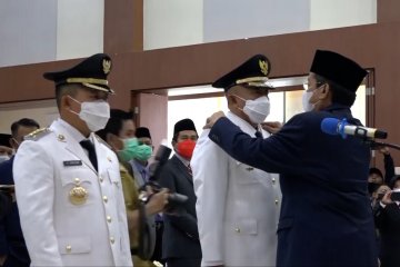 Bupati Banggai terpilih Amiruddin resmi dilantik