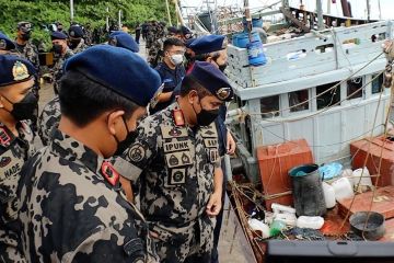 KKP tangkap belasan Kapal Ikan Asing di Natuna Utara dan Sulawesi