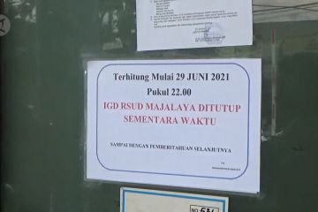 IGD RSUD Majalaya ditutup sementara