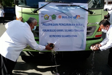 Surplus, Pemprov Sultra kirim 1.000  ton beras ke Sulawesi Utara
