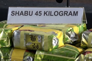 Bareskrim Polri gagalkan penyelundupan 45 kg sabu jaringan internasional