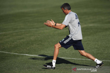 Euro 2020: Latihan timnas Spanyol jelang laga perempat final melawan Swiss