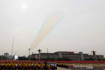 Lapangan Tiananmen jadi saksi peringatan 100 tahun Partai Komunis di China