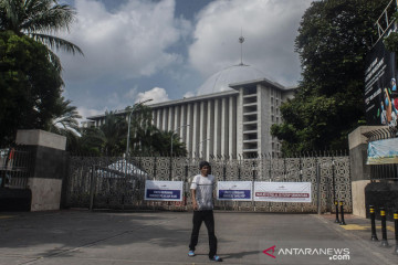 Jelang PPKM Darurat, Masjid Istiqlal ditutup sementara