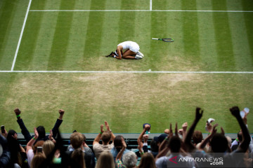 Remaja 18 tahun Inggris tembus babak 16 besar Wimbledon