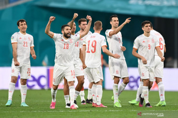 Spanyol ke semifinal Euro 2020 setelah menang adu penalti