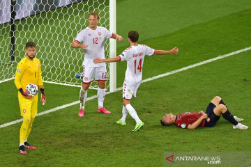 Tundukkan Ceko 2-1, Denmark melangkah ke semifinal Euro 2020