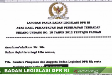 DPR diminta desak Presiden bentuk lembaga pangan demi penuhi UU