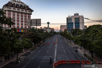 Akses ke kawasan Tugu Muda Semarang ditutup selama PPKM darurat