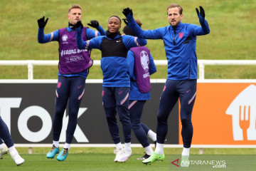 Latihan timnas Inggris jelang semifinal Euro 2020