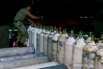 Satgas COVID-19 Kota Bogor salurkan bantuan gas oksigen ke rumah sakit