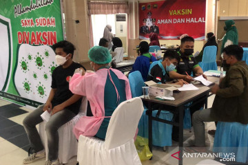 Vaksinasi massal Polda Kalimantan Selatan suntik 1.000 remaja perhari