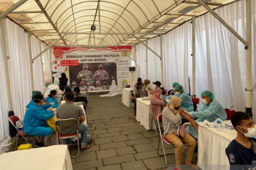 4.287 orang ikuti vaksinasi di Kota Tua Jakarta Barat