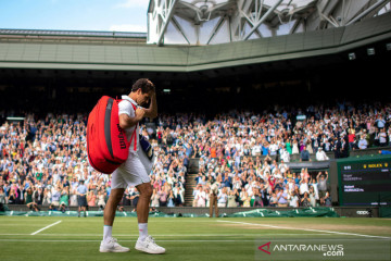 Roger Federer tersingkir di babak perempat final Wimbledon