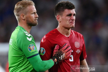 Kesedihan pemain dan suporter Denmark gagal ke final Euro 2020