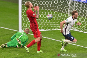 Gol babak tambahan Kane bawa Inggris lewati Denmark ke final Euro 2020