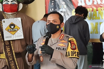 Polrestro Jakarta Timur tangkap lima pemuda hendak balap liar