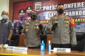 Polrestro Jakpus segera rilis kasus narkoba dalam jumlah besar