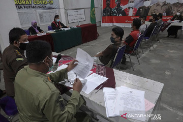 Sidang Pelanggaran PPKM Darurat Di Purbalingga