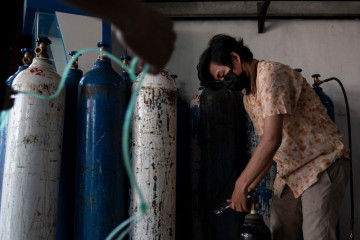 Warga Palembang diminta tidak panik terkait kelangkaan oksigen di Jawa