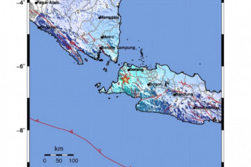 Gempa magnitudo 5,2 Pandeglang dipicu deformasi lempeng di zona Beniof