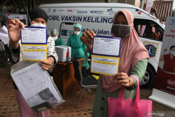 Rabu, ini lokasi dan jadwal mobil vaksin keliling DKI