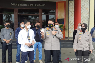 Polisi tangkap 14 orang tersangka pengedar narkoba di Tangga Buntung