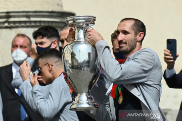 Agen Chiellini akui belum ada tawaran kontrak baru dari Juventus