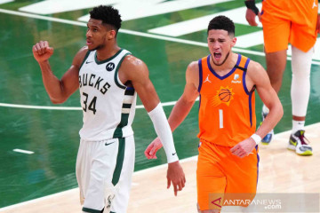 Bucks kalahkan Suns, samakan kedudukan 2-2 dalam Final NBA