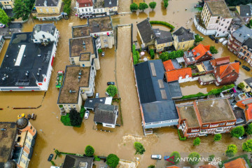 Belanda dan Belgia dilanda banjir akibat curah hujan yang tinggi