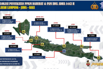 Korlantas Polri berlakukan penyekatan di 1.038 titik mulai 16 Juli