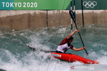 Menengok latihan kano slalom Olimpiade Tokyo 2020