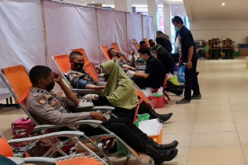 Donor darah atasi COVID-19 di Riau