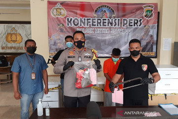 Polsektro Setiabudi ungkap kasus pencurian besi fondasi jalur monorel